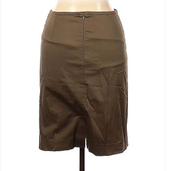 ARMANI Collezioni Brown Pencil Skirt Size 6 - Picture 2 of 3